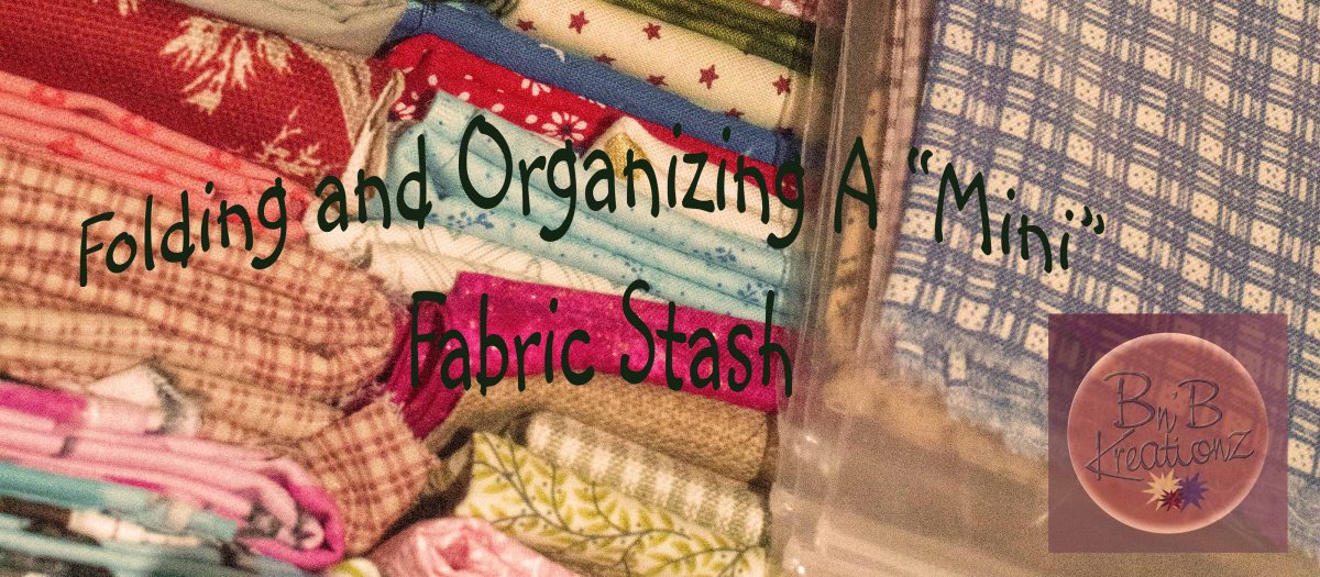 How To Fold & Organize Your Miniature Fabric&nbsp;Stash